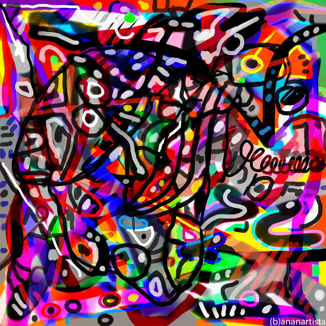 Legend: digital and abstract art by (b)ananartista sbuff