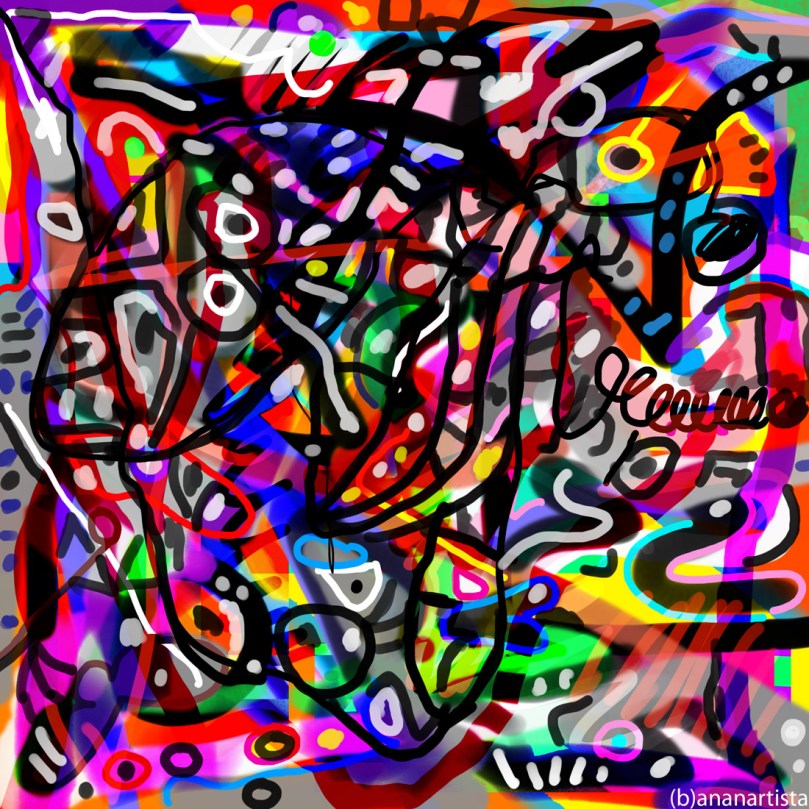 Legend: digital and abstract art by (b)ananartista sbuff