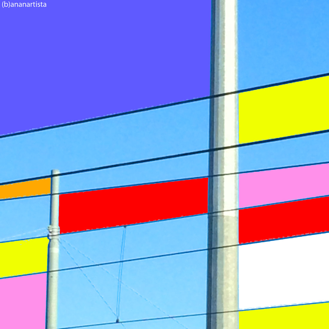 reticolo elettrico colorato: fotografia astratta di (b)ananartista sbuff