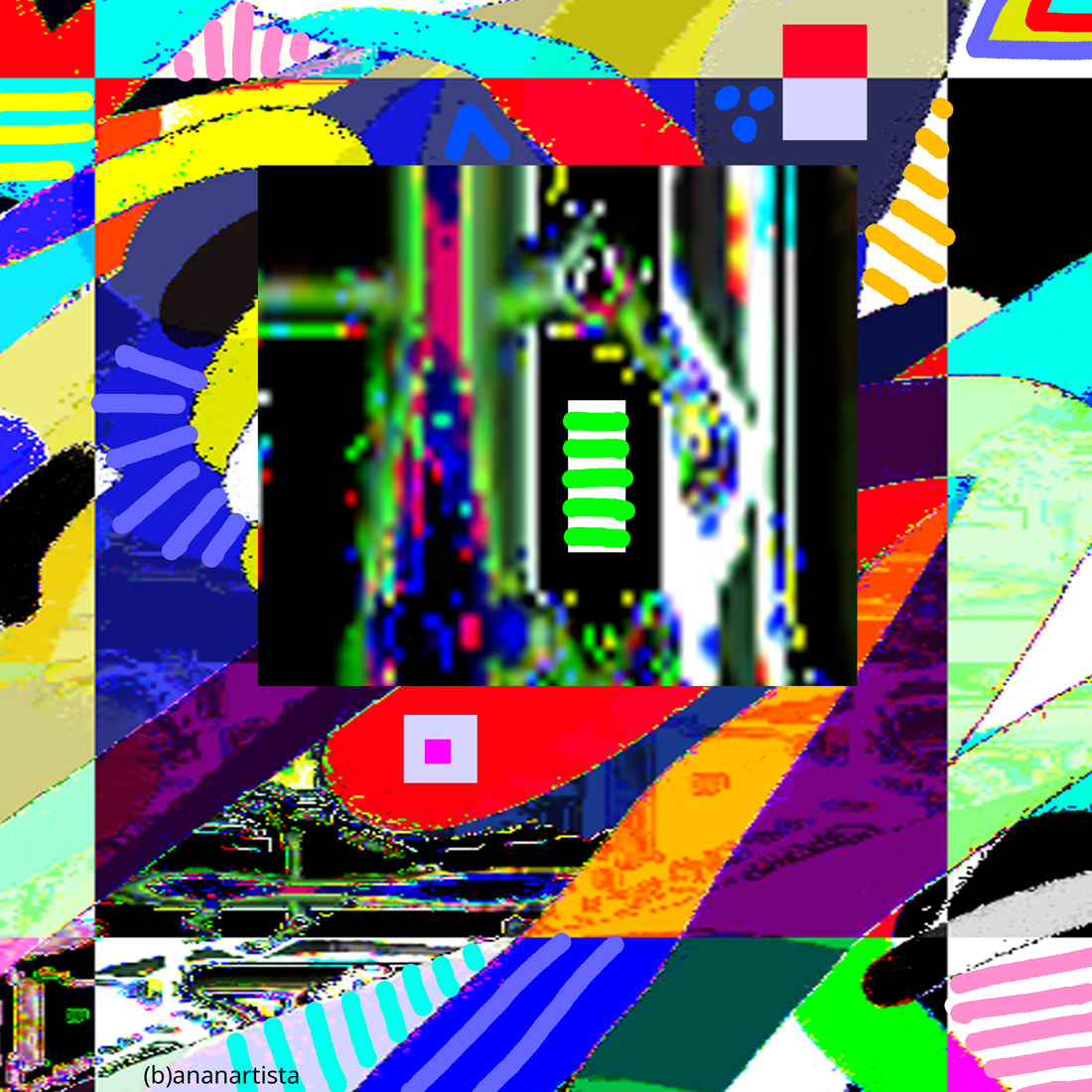 advaita vedanta: abstract art by (b)ananartista