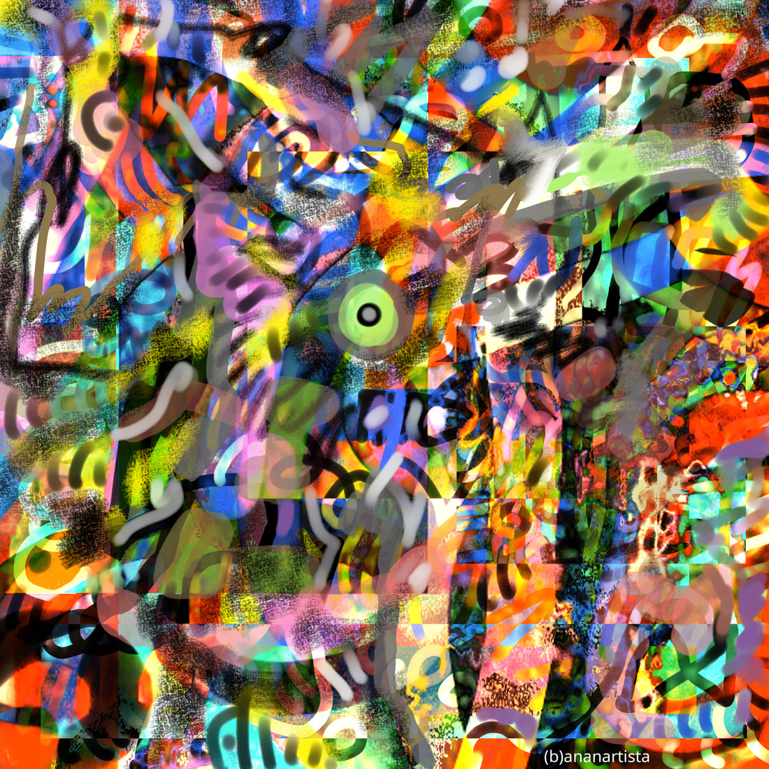 futurismo digital painting art by (b)ananartista sbuff