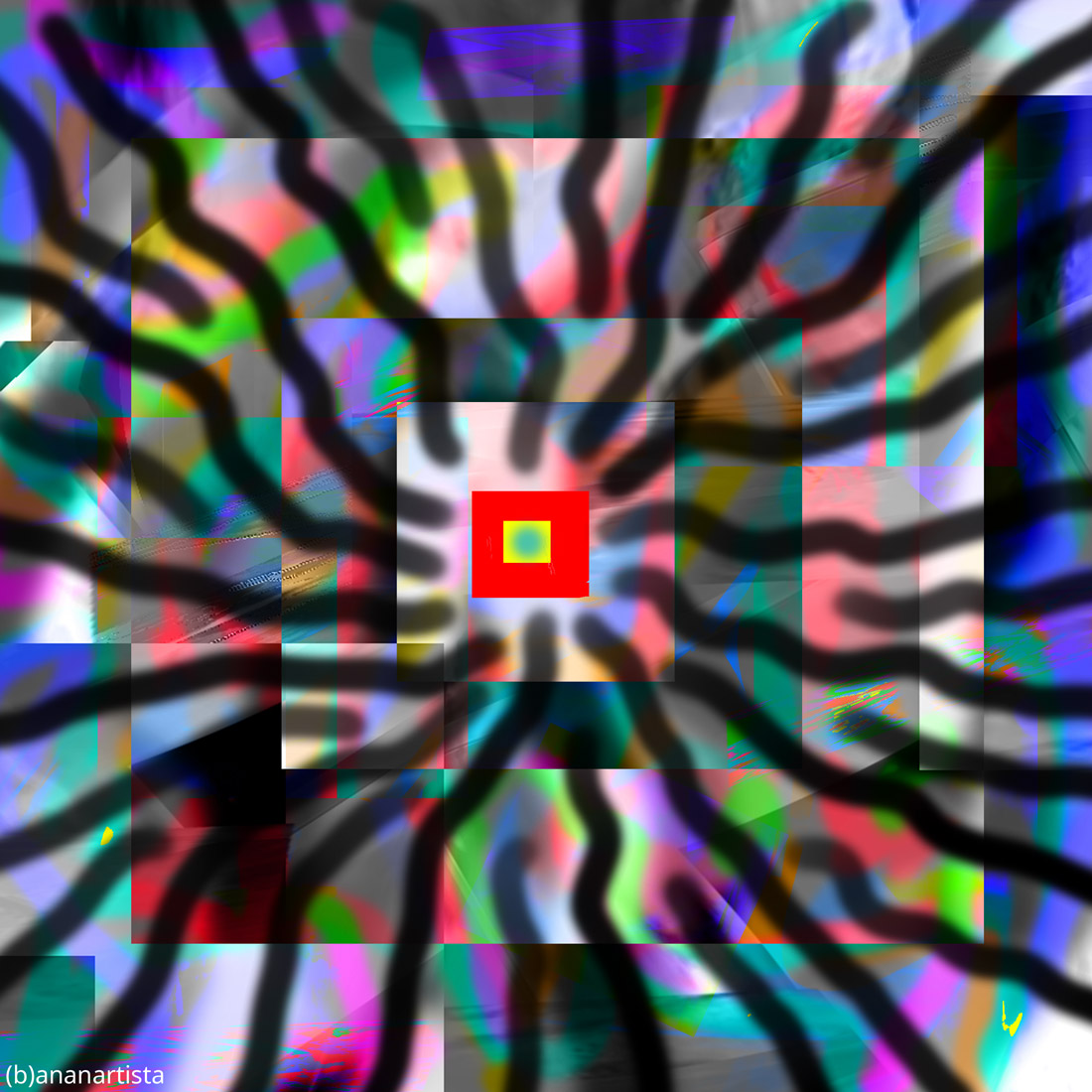 logos spermatikos abstract digital art by (b)ananartista sbuff