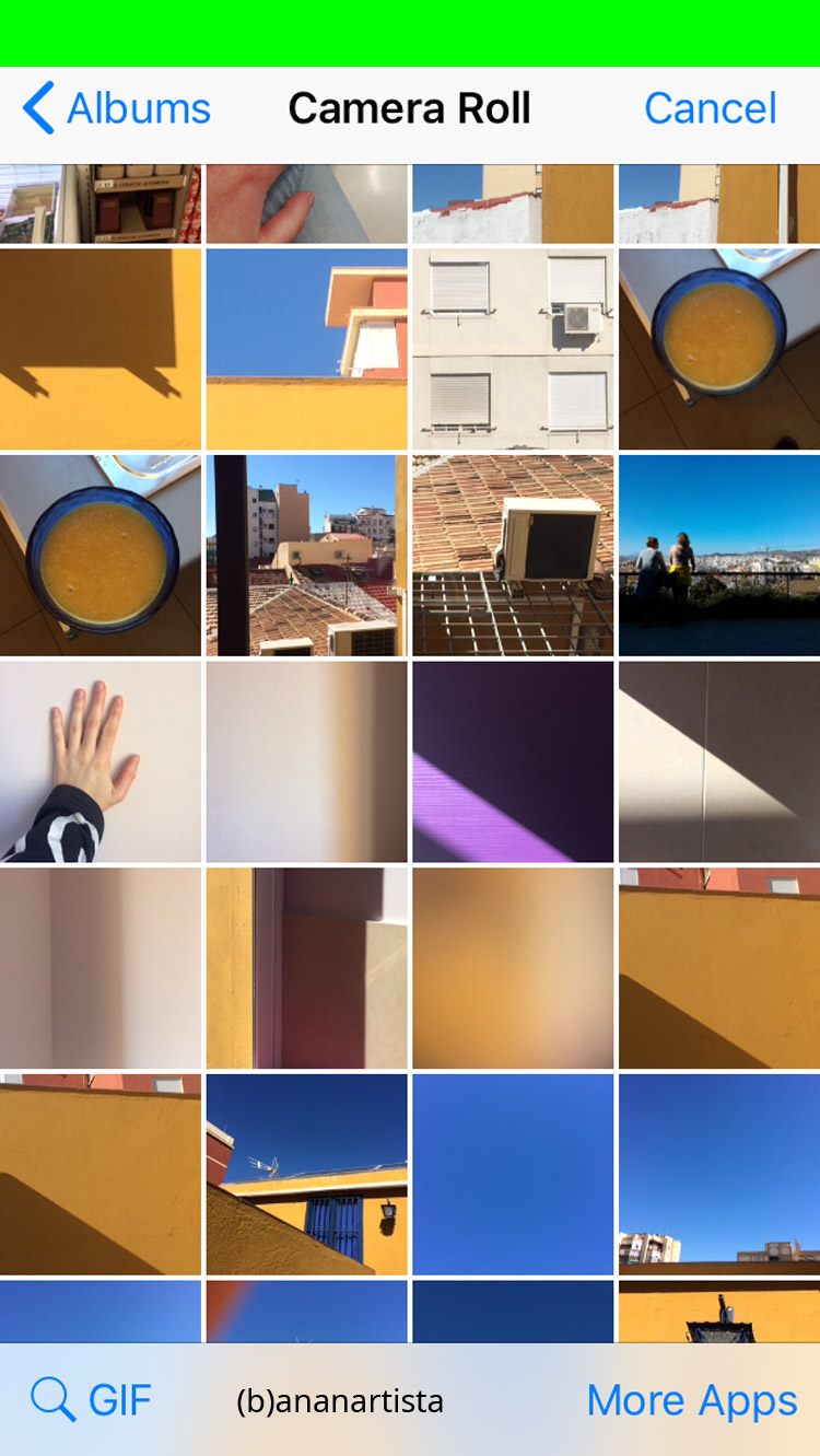 mobile photo gallery photography by (b)ananartista sbuff