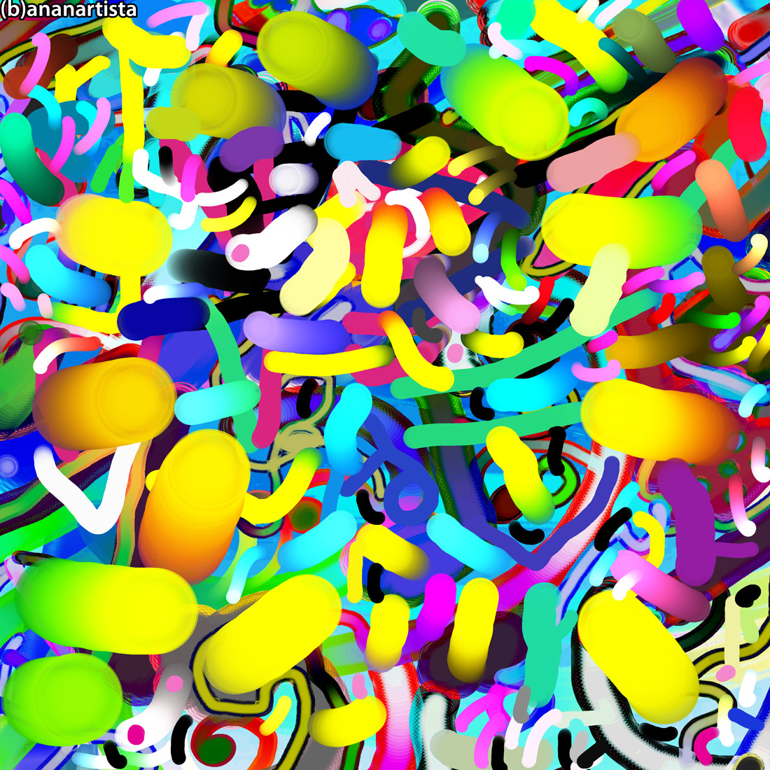 arrival: abstract digital art by (b)ananartista sbuff