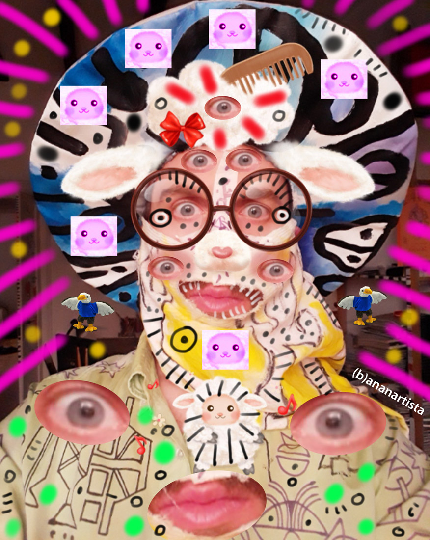 sono una pecorella smarrita: autoritratto di (b)ananartista sbuff