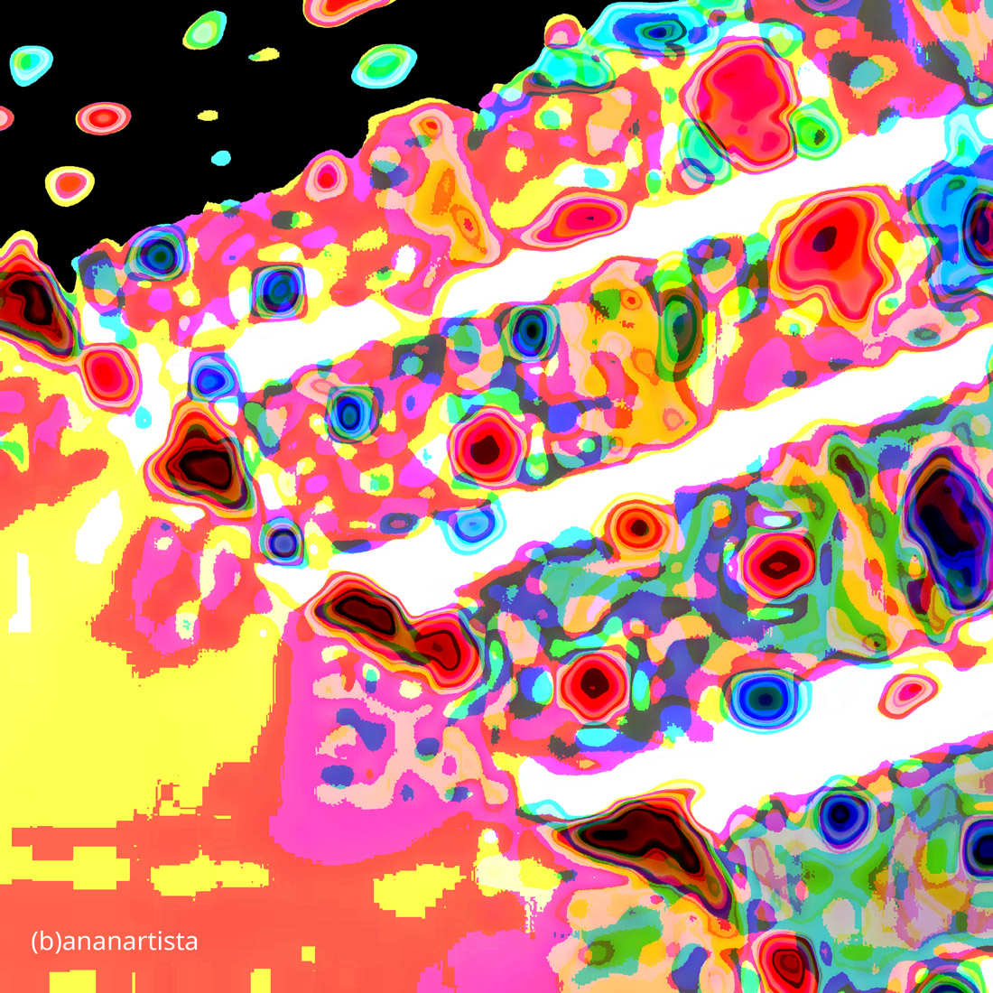 regelmæssig stoffet: abstract art by (b)ananartista sbuff