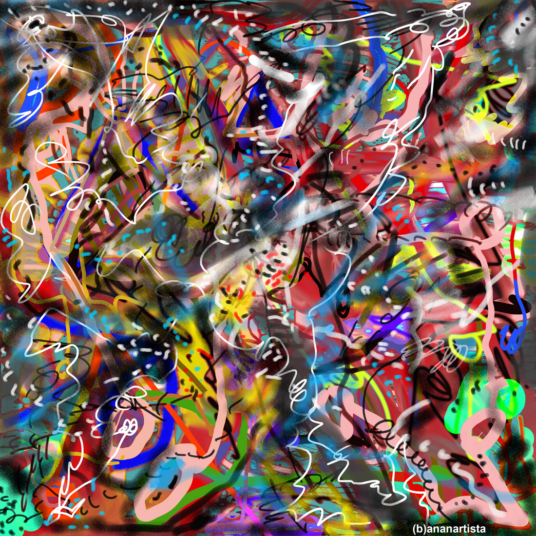 maori creation myth: painting by (b)ananartista sbuff