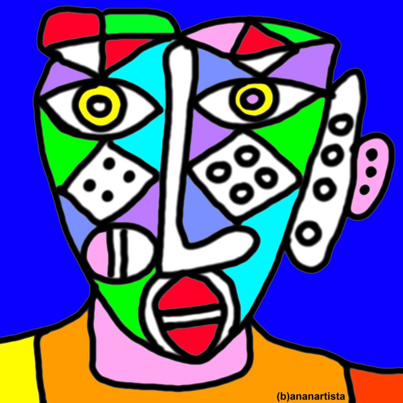 arlecchino: dipinto di (b)ananartista sbuff