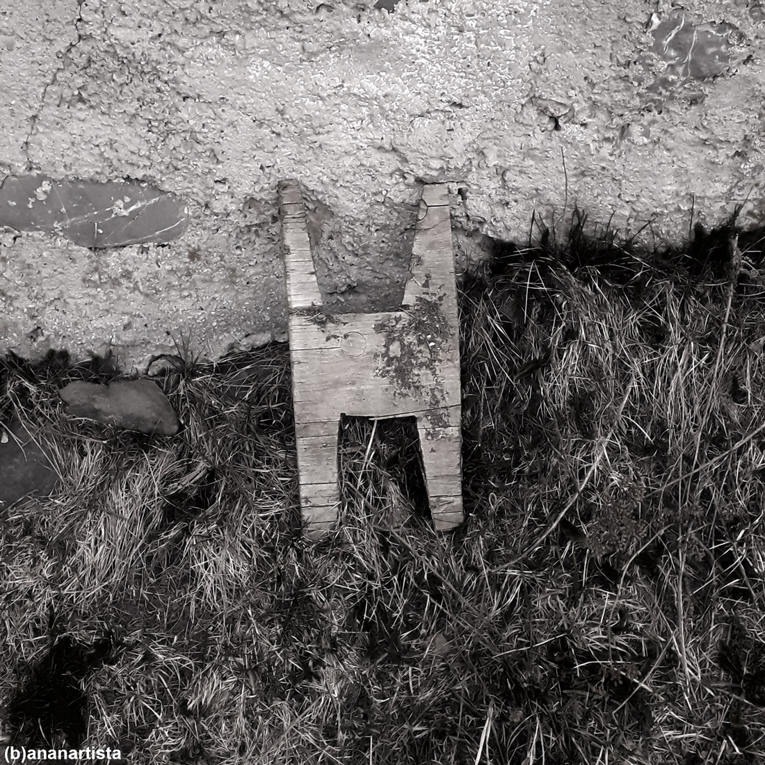 foto muta: fotografia in bianco e nero di (b)ananartista sbuff