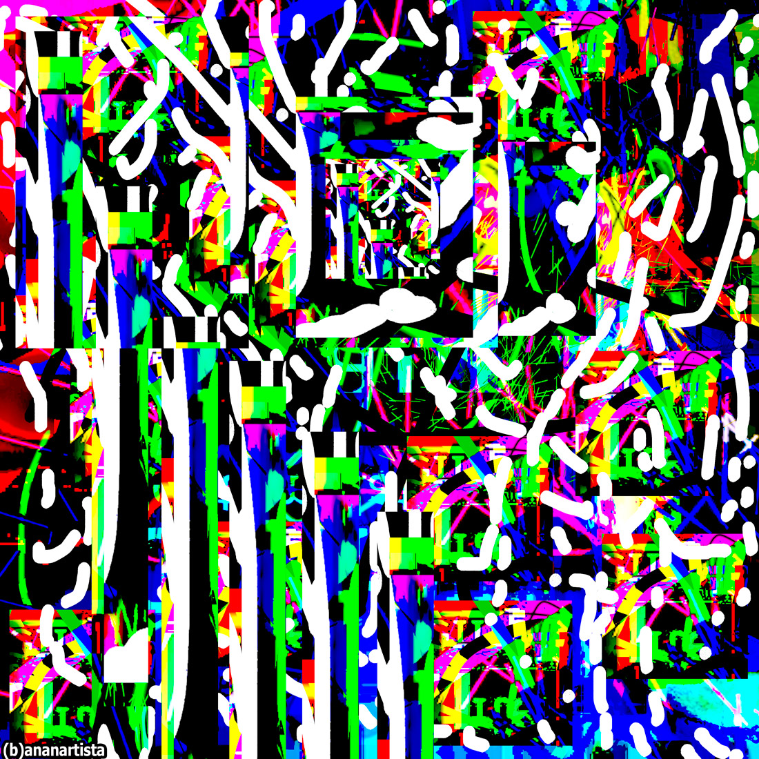 Calm contemplation infinite pattern trance design - by (b)ananartista sbuff