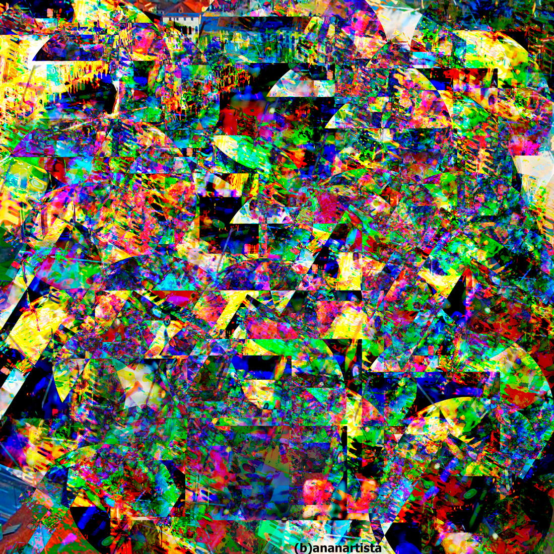 my abstract padova glitch cartolina by (b)ananartista sbuff