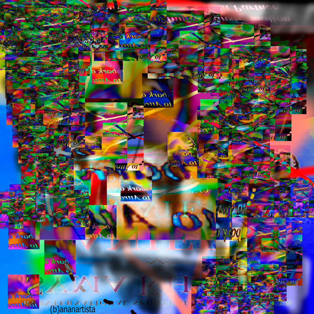 manifest soulmate love - abstract art by (b)ananartista sbuff