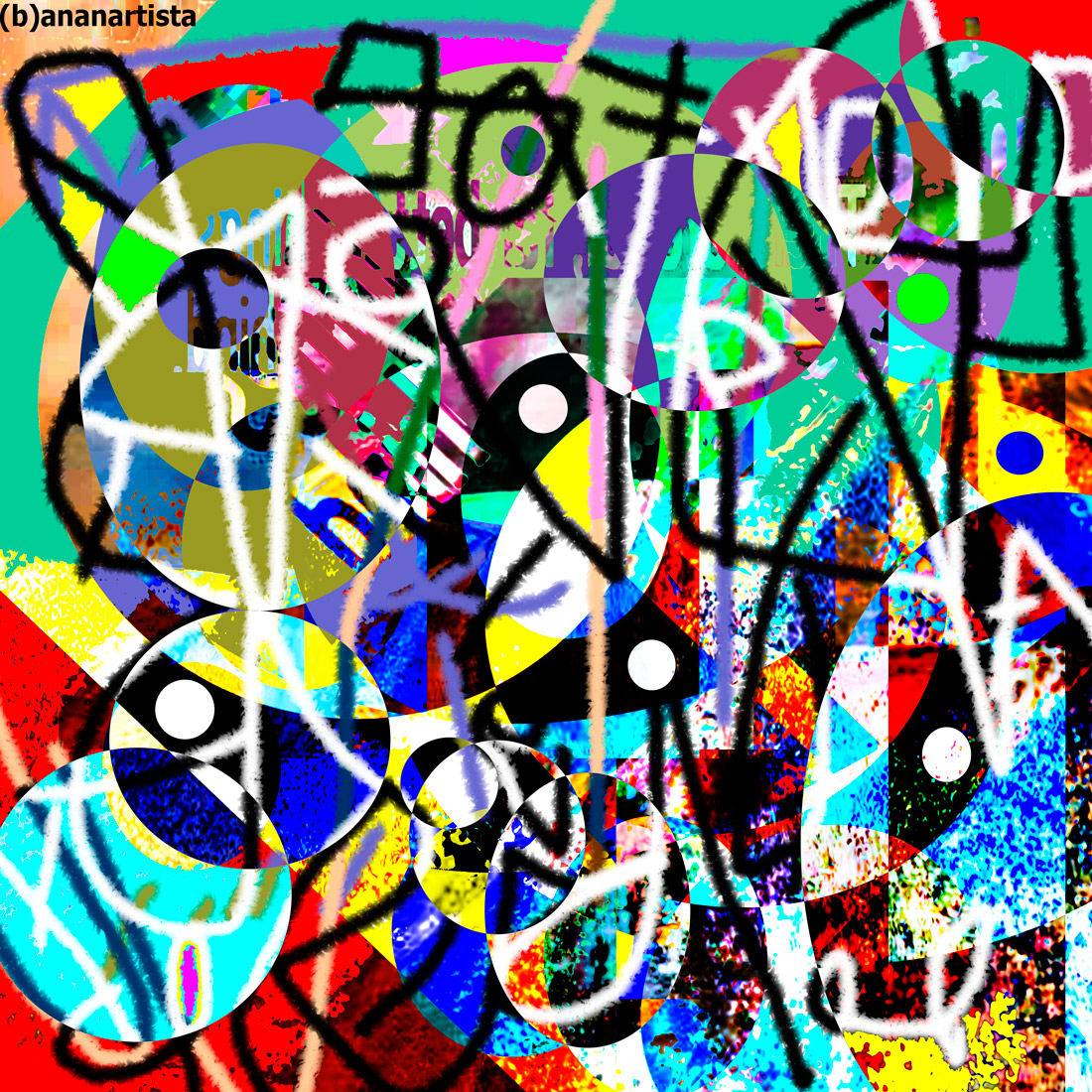 better things: collage abstract art by (b)ananartista sbuff