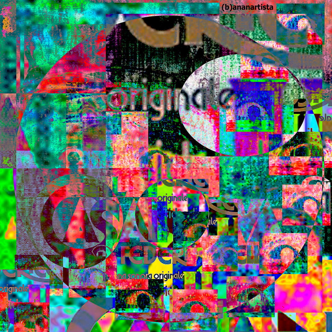 casanova arte astratta glitch di (b)ananartista sbuff