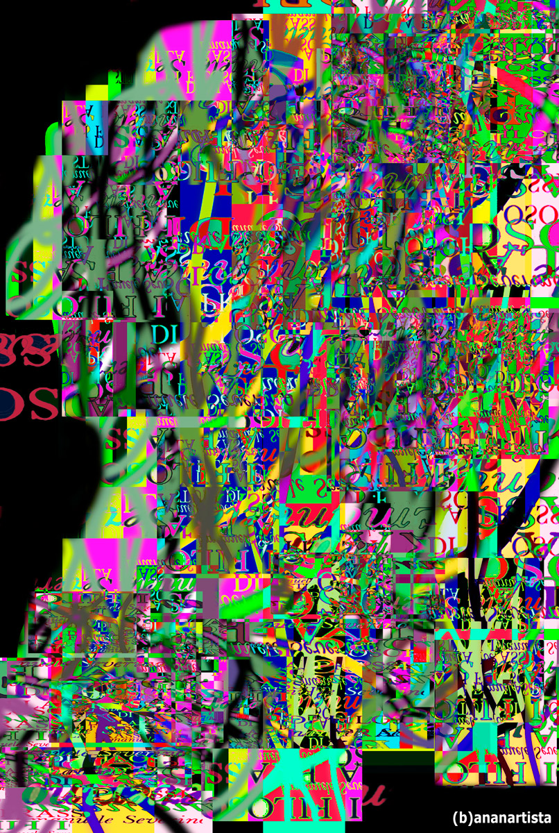 filosofia della prassi - arte astratta di (b)ananartista sbuff