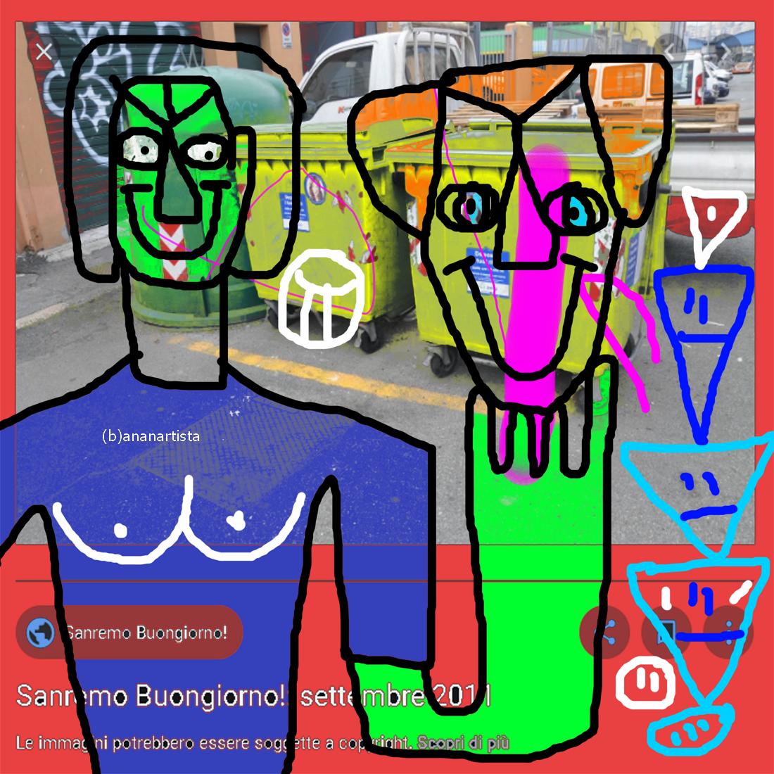 sanremo buongiorno - digital painting by (b)ananartista sbuff