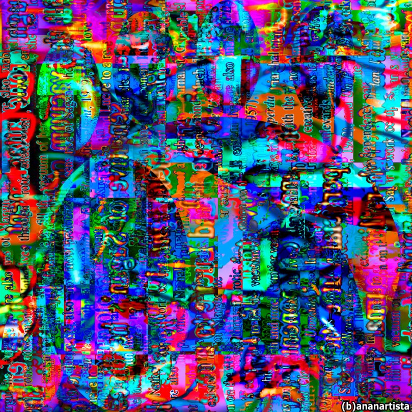 nathalie sylvener - abstract art portrait by (b)ananartista sbuff