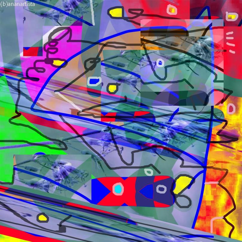 silene otite : digital collage art by (b)ananartista sbuff