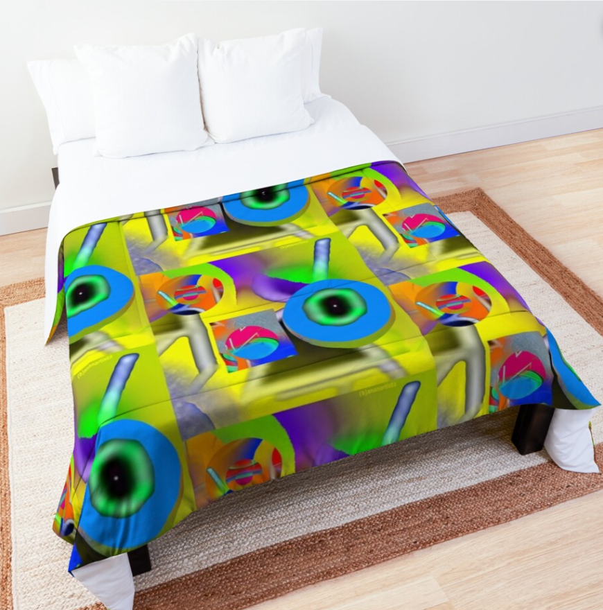 brainwashing comforter bed design by (b)ananartista on redbubble
