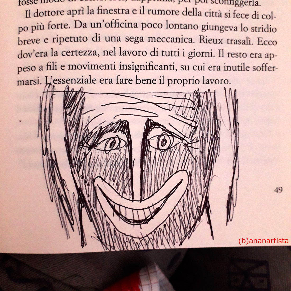 la peste - disegno di (b)ananartista sbuff