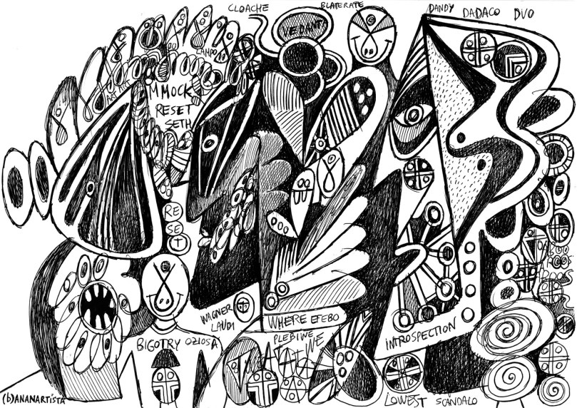 dandy efebo introspection - artwork by (b)ananartista sbuff