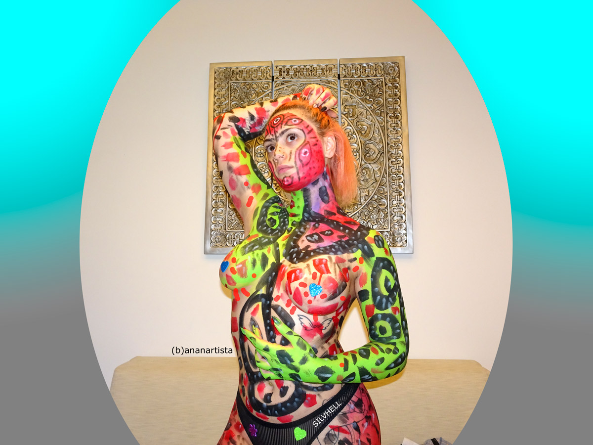 transverberazione silvhell body painting by (b)ananartista sbuff