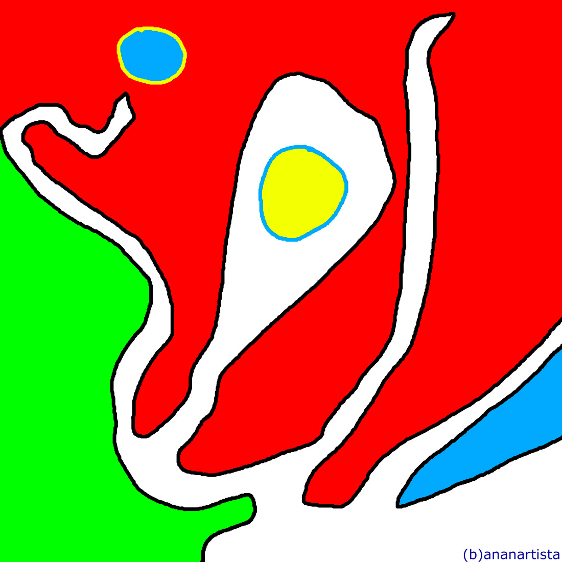 concepimento di un fiocco di neve - opera di (b)ananartista sbuff