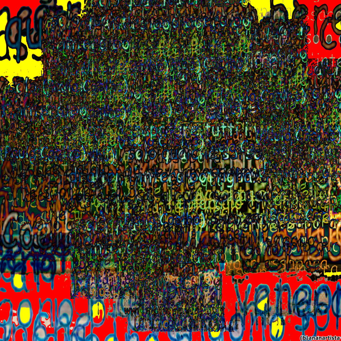 paulo coelho abstract art by (b)ananartista sbuff