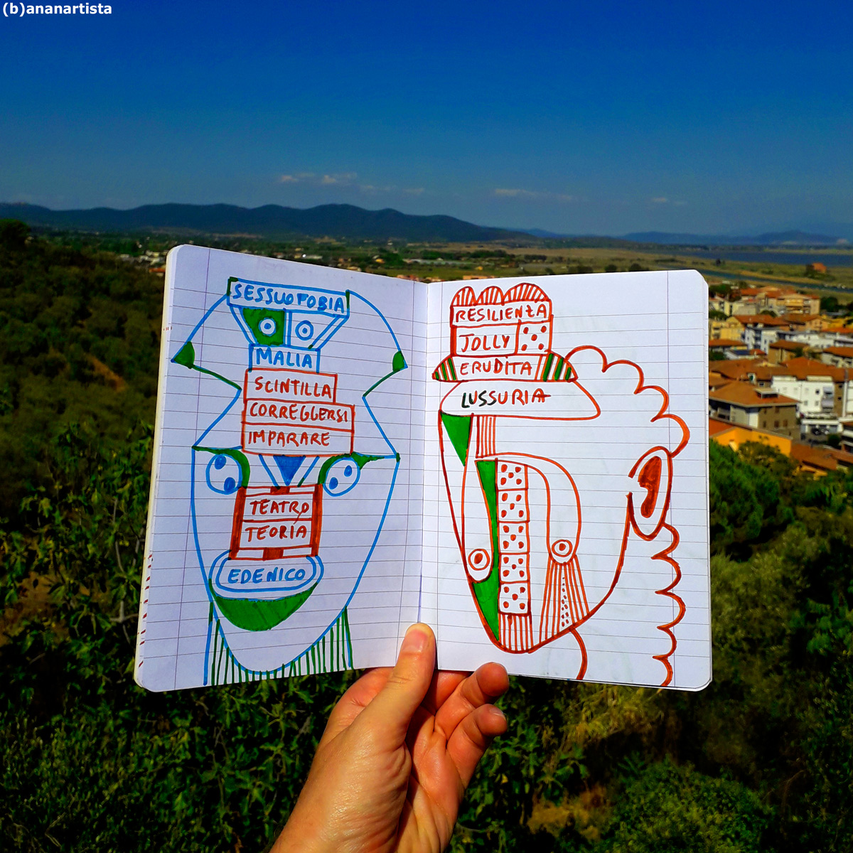 sessuofobia erudita lussuria - disegno di (b)ananartista sbuff