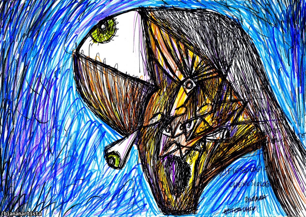 partir english lover disegno di (b)ananartista sbuff