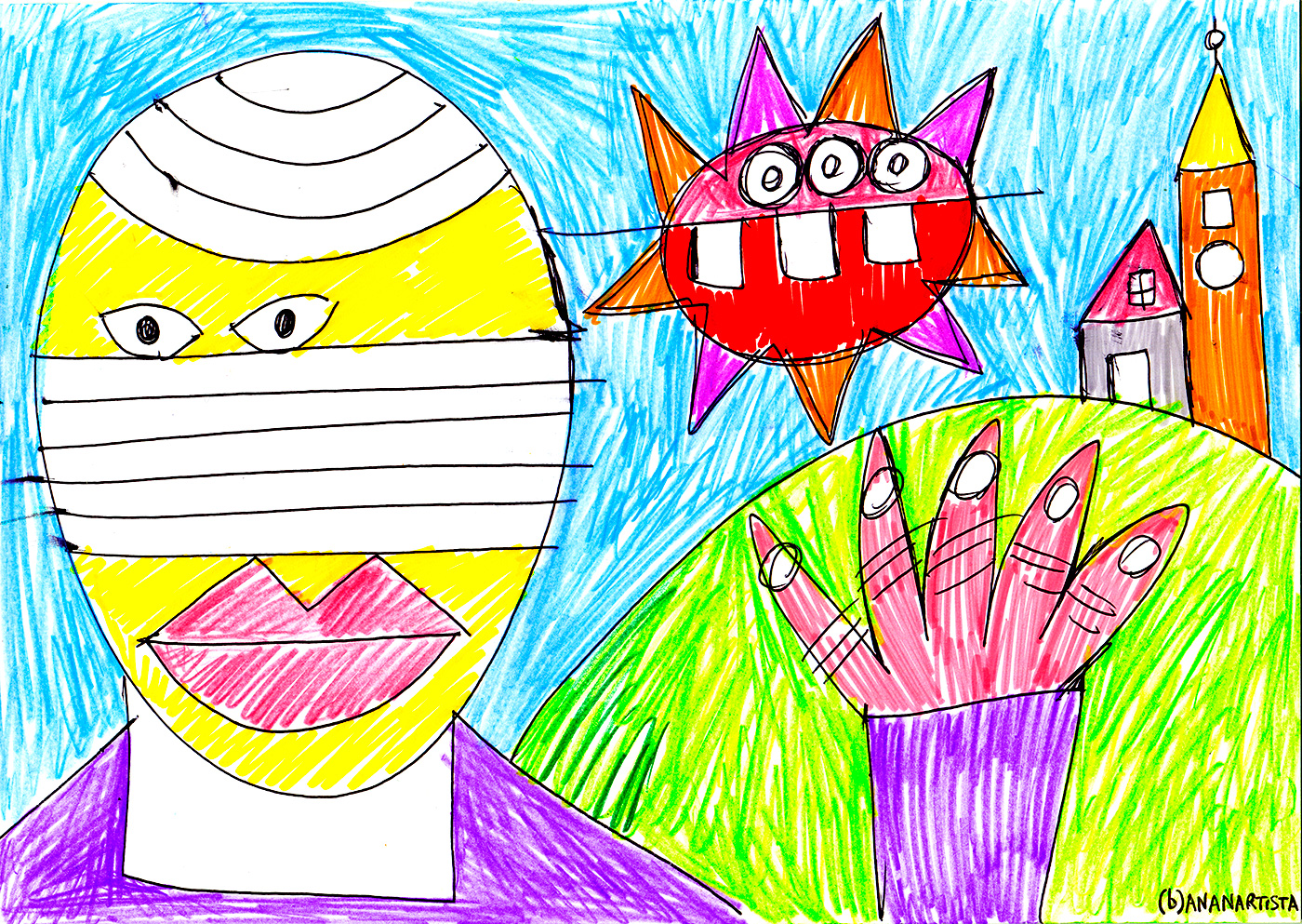 saluti da nizza monferrato - opera di (b)ananartista sbuff