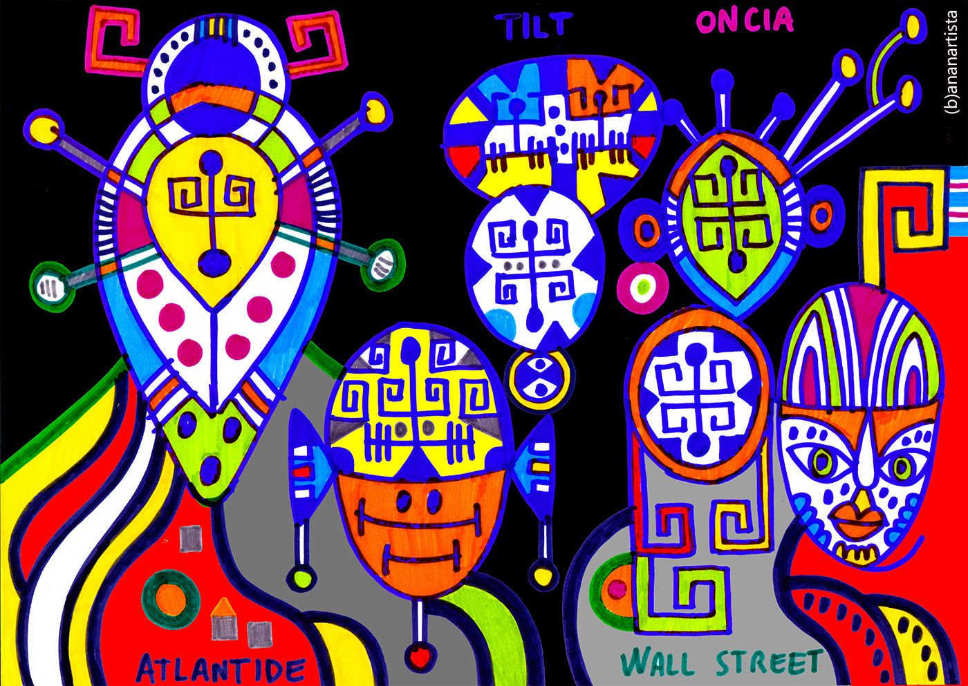 til oncia atlantide wall street opera di (b)ananartista sbuff 