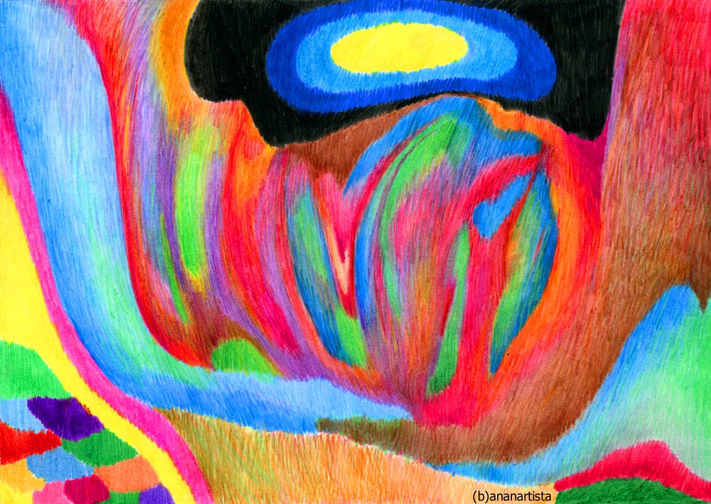 full moon over the jungfrau landscape painting by (b)ananartista sbuff