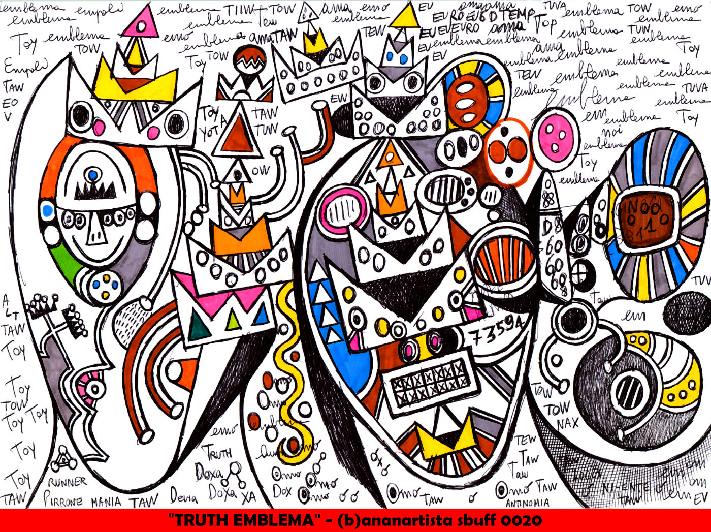 truth emblema original artwork by (b)ananartista sbuff