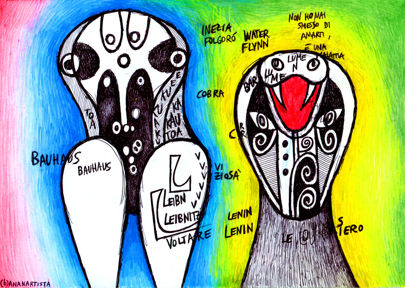 inezia folgorò - artwork di (b)ananartista sbuff