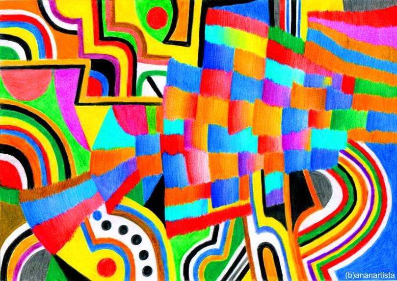 campi di gioia nel mio cuore arte astratta di (b)ananartista sbuff 