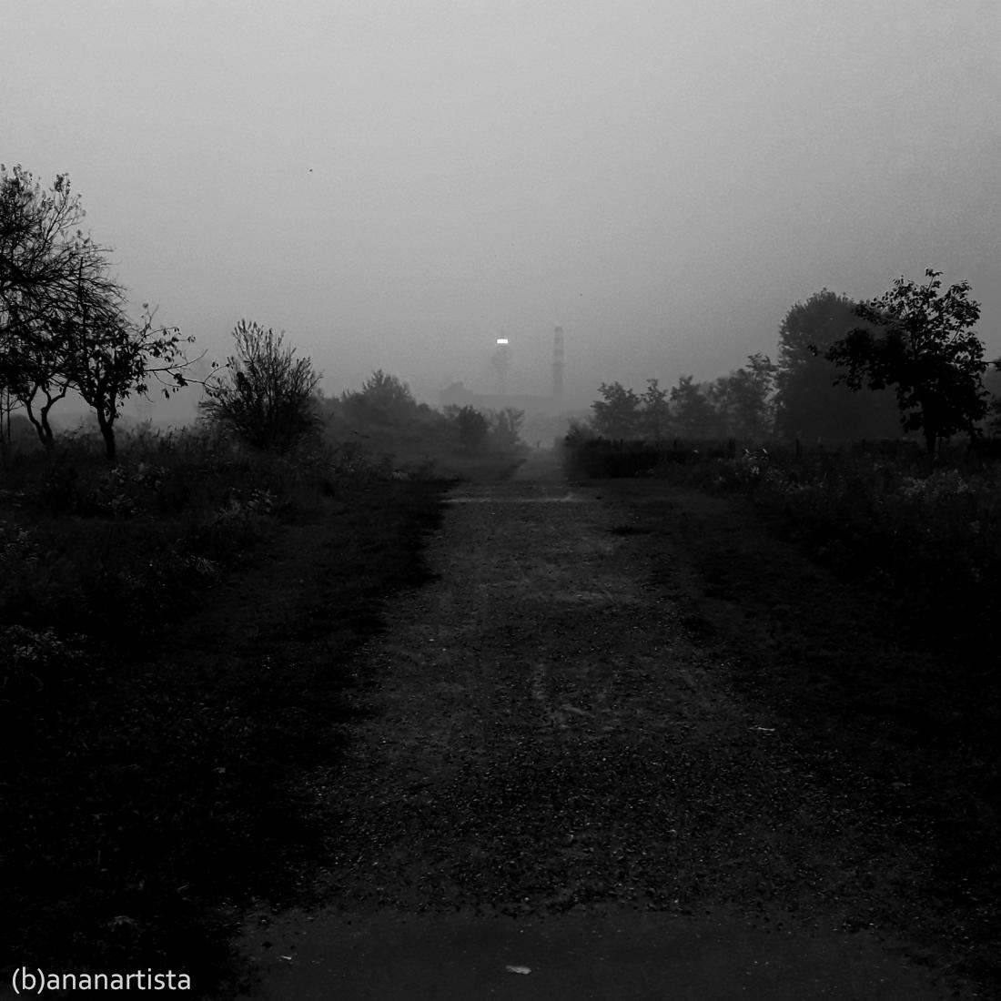 empty road leading nowhere black and white photography by (b)ananartista sbuff