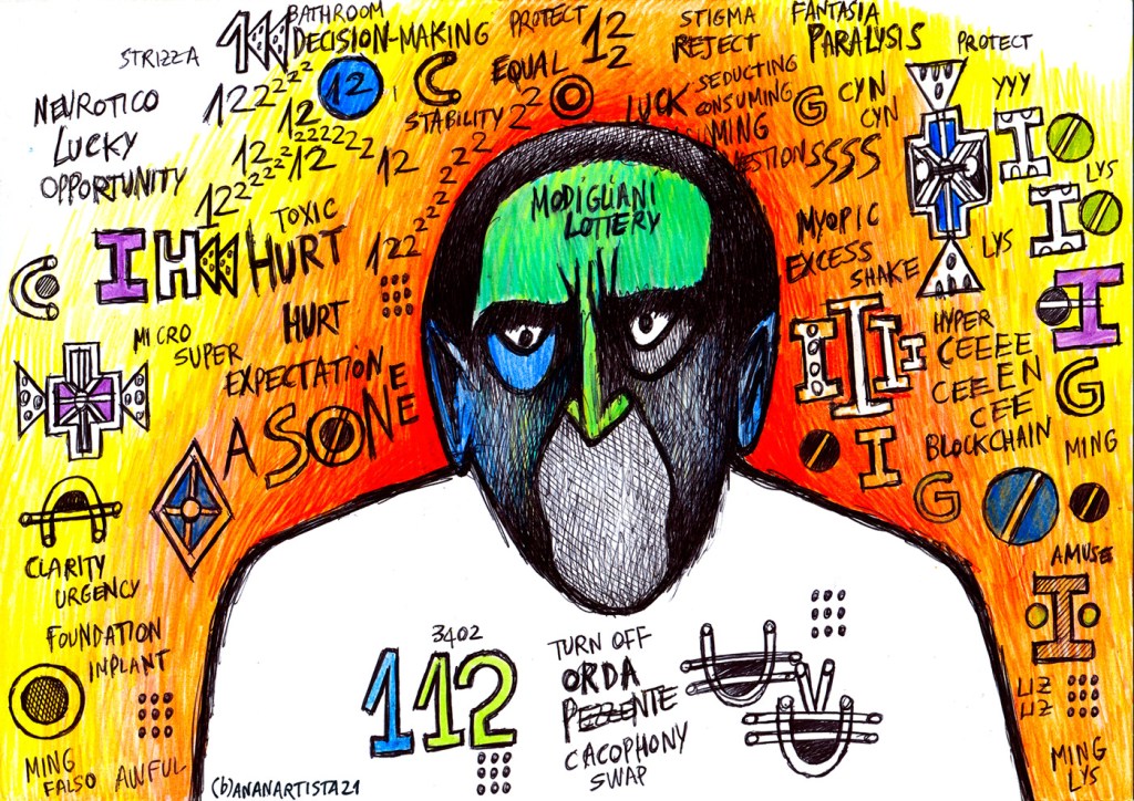 modigliani lottery artwork by (b)ananartista SBUFF