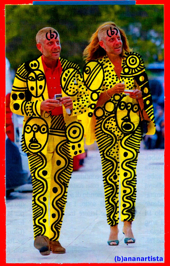 lapo elkann veste firmato (b)ananartista sbuff