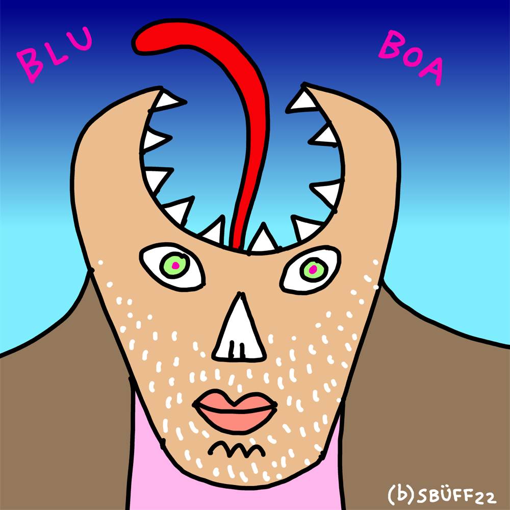 blu boa by (b)ananartista SBUFF